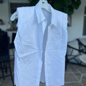 Badgley Mischka White Button Down